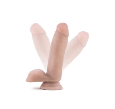 Duży miękki realistyczny penis z przyssawką 17 cm